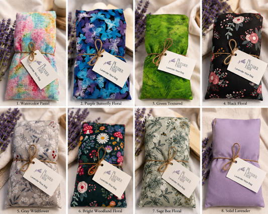 Lavender Rice Bag
