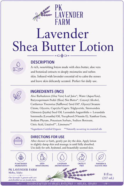 Lavender Shea Butter Body Lotion