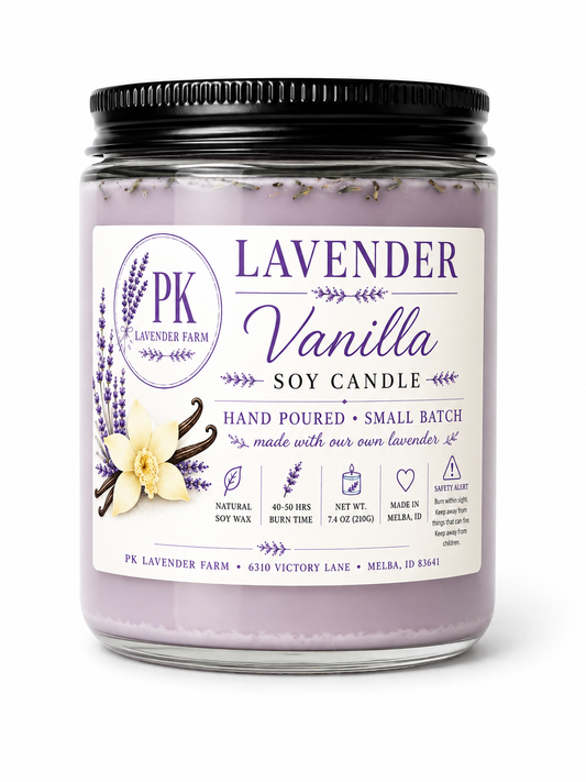 Lavender Vanilla Candle